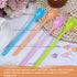 8 Pcs Iced Tea Spoons Long Plastic Ice Handle Spoon Colorful Teaspoons 8.9" Coffee Stirring Spoons Long Handle Spoon Long Teaspoons for Mixing Ice...