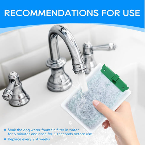 8 Pack Fish Tank Filter, Filter Cartridges Compatible with Tetra Whisper Bio-Bag Filters Medium Replacement Filter Cartridges for Whisper ReptoFil...