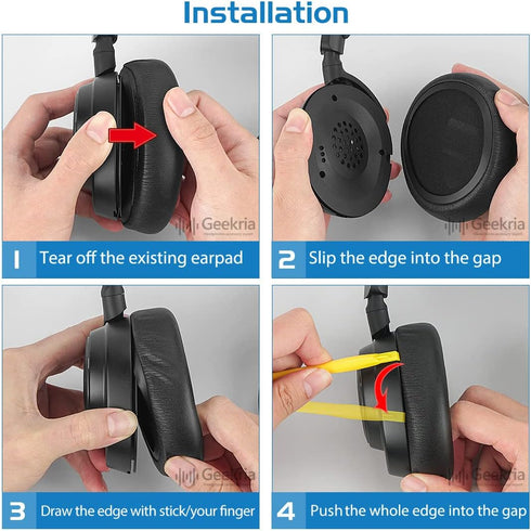 Geekria Sport Cooling-Gel Replacement Ear Pads for SteelSeries Arctis Nova Pro Wired, Arctis Nova 1, Arctis Nova 3, Arctis Nova 7 Headset Earpads,...