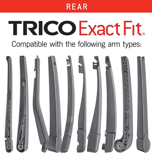 TRICO Exact Fit™ (14-F) 14 Inch Automotive Replacement Windshield Wiper Blades for My Car Premium All Weather Beam Blade for Select Vehicle Models...