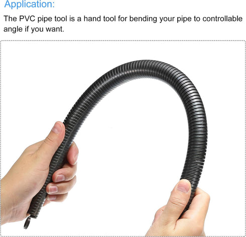 PATIKIL 12.3mm OD A Type Spring Tube Bender 520mm Long for 16mm 3/8" PVC Pipe in Home Renovations and Electrician Wiring...