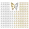 180pcs Butterfly Nail Charms Bulk 3D Golden Silver Butterflies Charms for Acrylic Nails, Nail Alloy Studs Charms Nail Art Jewels Decor Supplies Ac...