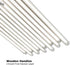Angular Paint Brush, CBTONE 12pcs Nylon Hair Angled Paint Brushes Set Art Paintbrush for Watercolor, Acrylic, Gouache, Oil Painting - White...