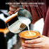 Milk Frothing Pitcher Jug Coffee Spoons Frother Steamer Cup Foam Making-Suitable for Espresso- Hot Chocolate-Stainless Steel 350ml(12oz) - Coffee ...
