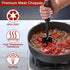2Pcs Meat Chopper,Ground Beef Meat Masher Chopper Tool,Hamburger Smasher Tool,Plastic Meat Spatula Chopper,Meat Separator Kitchen Tool for Food Po...