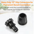 1/2 Inch Drip Irrigation End Plug Fittings, 12 Pieces 1/2'' Drip Line Barbed Locked End Cap Connectors for 1/2 Inch Irrigation Tubing (1/2" ID x 0...