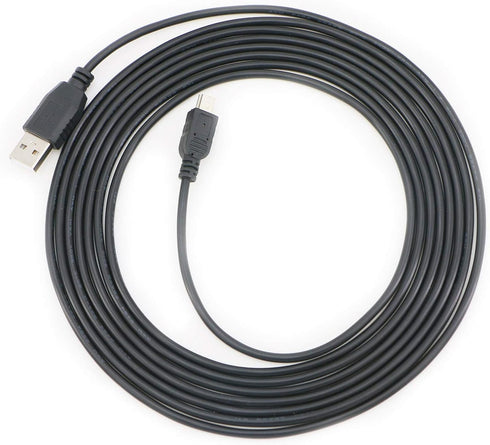 PASOW Mini USB Charging Cable USB 2.0 A-Male to Mini-B Car Vehicle Power Charger Adapter Cord for Dash Cam Rearview Mirror Cam Backup Camera (16FT...