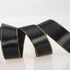 YASEO 25 Yards 1 Inch Black Satin Ribbon with Gold Edges, Gold Border Fabric Ribbons for Gift Wrapping and Crafts...