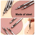 10 Pcs Leather Hole Punch Tool Set, 0.5mm-3.5mm Round Hole Punch Working Tools with Double Head Plastic and Rubber Hammer for Leather Belts, Canva...
