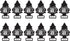 LITTLE TREES Car Air Freshener | Hanging Paper Tree for Home or Car | Black Ice | 12 Pack...
