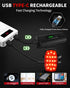 DARKBEAM Bike Headlight Rechargeable USB-C, Bicycle Lights 4000LM Ultra Bright, Mountain Bike Light Set for Night Riding, 6+5 Mode Waterproof Fron...