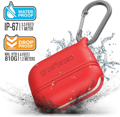 Catalyst Waterproof Case for AirPods Pro 2nd Generation and AirPods Pro 1st Generation - Wireless and USB-C Charging Compatible, One Piece Design,...
