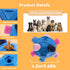 Chewers Chew Dog Toys, Interactive Durable Dog Snuffle Ball for Any Size and Breed Dogs, Foraging Snuffle Mat Slow Food Training to Relieve Boredo...