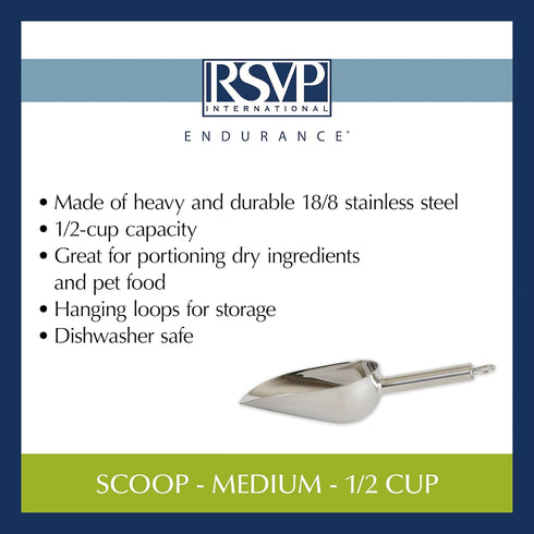 Stainless Steel Scoop, Medium...