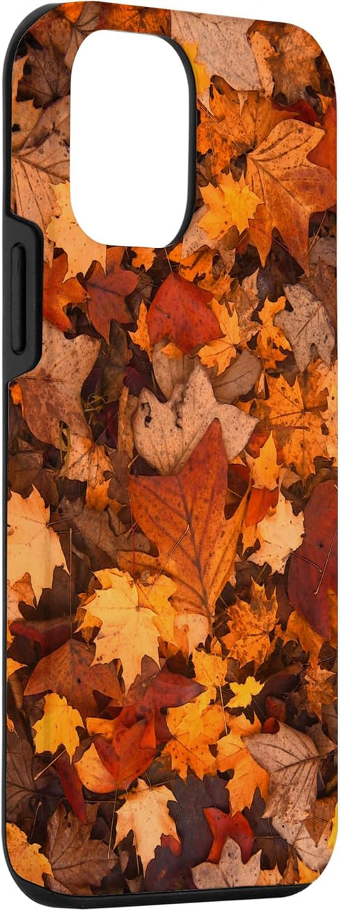 iPhone 12 mini Autumn Season Happy Fall Leaves Thanksgiving Cell Phone Case...