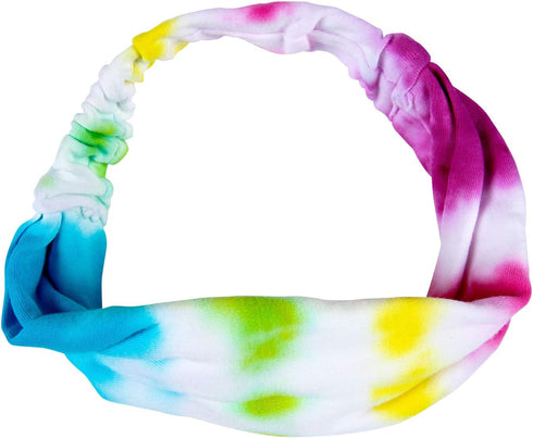 Tulip Headbands 2 Pack Tie Dye Accessory, 2 Count (Pack of 1), White...