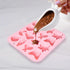Pastoral Style Silicone Chocolate Mold,16 Cavity Butterfly Bee Flower Moon Star Cloud Handmade Gummy Mold Baking Tool for Candy,Jelly,Soap,Cookie,...