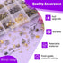 Swpeet 1617Pcs Jewelry Making Supplies Kit with Jewelry Making Tools, 40 Styles Jewelry Findings, 6 Colors Jewelry Bead and Charms, with Jewelry P...