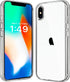 JJGoo Compatiable with iPhone X Case/iPhone Xs Case Clear, Transparent Shockproof Phone Case for iPhone X/XS, Slim Anti-Scratch Hard PC Back Prote...
