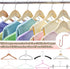 50 Pieces Hanger Connector Hooks Metal Hanger Extender Hooks Stable Clothes Hanger Connector for Different Clothes Hangers, 8.7 mm/0.34 Inch Hole ...