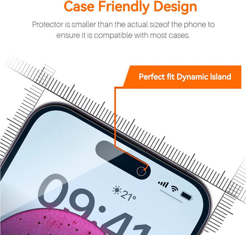 iPhone 15pro Blue Light Screen Protector iPhone 15 Blue Light Screen Protector, Anti Blue Light Tempered Glass Film for iPhone 15 & iPhone 15pro 3...