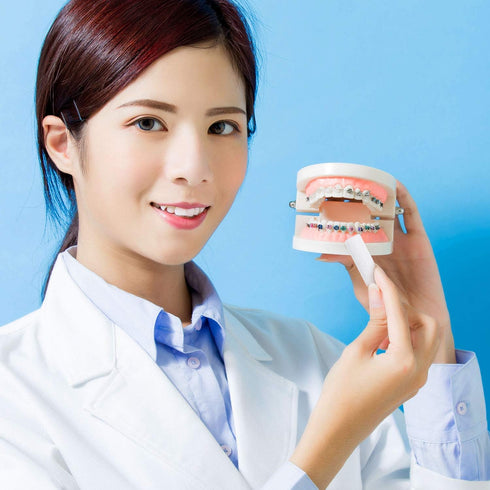 10 Pieces Aligner Trays White Aligner Chompers Orthodontic Trays Seater Original Scent Dental Orthodontic Seater...