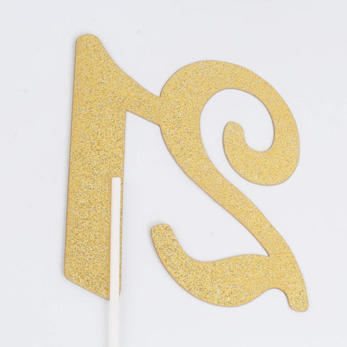 Numbrer 21 Cake Topper for Happy 21th Birthday or Anniversary Party Decoration Supplies...