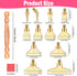 NIBESSER 21Pcs Diamond Art Painting Pen Kit 3pcs Diamond Art Pens 12 Pcs Metal Screw Thread Tips 5D Resin Painting Tools Accessories Multi Placer ...