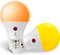 Dusk to Dawn LED Mosquito Bulb with Dual DayLight Sensor,Bug Free & ON/OFF Automatic Depends On DayLight Level,9 Watt,Edison Screw E26,Pack of 2...