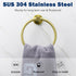 NearMoon Bath Towel Ring, Bathroom Hardware Accessories-Thicken Stainless Steel Hand Towel Holder for Bathroom, Modern Round Towel Hanger Wall Mou...