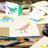 9 Pieces Dinosaurs Stencils Plastic Drawing Stencils Reusable Hollow Out Painting Stencils for DIY Craft...