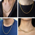 Jabogrii 16.4 Feet Stainless Steel Wheat Chain Bulk Gold Plated Chain for Jewelry Making DIY Jewelry Supplies for Women Necklace Bracelet…...