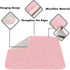 Dish Drying Mat for Kitchen Counter, Microfiber Dish Drying Pad 2 Pack Large Size Absorbent Dishes Drainer Mats (pink)...