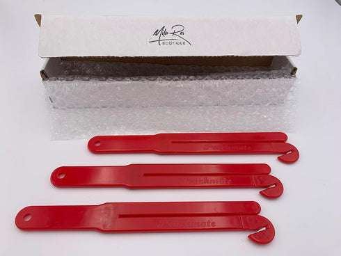 Pouchmate Food Bag Opener with Magnet Red (3 pack)...