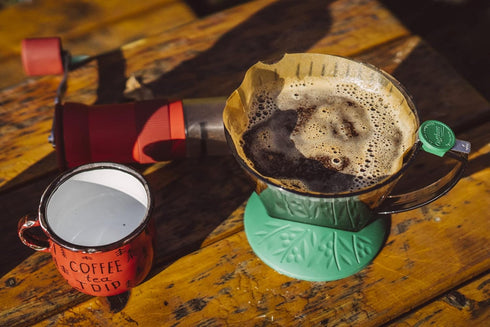Cafflano Lever Dripper : Smart Dual-mode (Immersion mode, Pour-over mode) Coffee Dripper, Coffee Maker, Eco-friendly ECOZEN (BPA-Free), Portable...