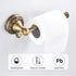 Toilet Paper Holder, Bathroom Toilet Paper Roll Holder Antique Bronze Brass Wall Mounted Bathroom Hardware Accessories,Pattern Carving Design...