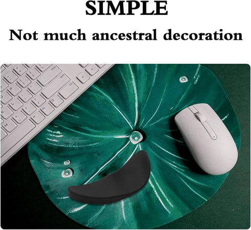 Ergonomic Mouse Wrist Rest Support, Sliding Wrist Pad That Moves with Mouse for Office Work, Gaming, Coding, Relief Sliding Gliding Wrist Pad (Bla...