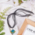 arricraft 100PCS 17.7" Multi-Strand Ribbon Necklace Cord with 3 Loops Waxed Cord Organza Ribbon Alloy Lobster Claw Clasps Chains for Necklace Maki...