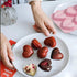 Valentine's Day Silicone Molds 2PCS Large 3D Diamond Heart Shape Chocolate Molds Soap Molds Cookie Cake Silicone Heart Molds for Candy Jello Candl...