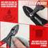 4 in 1 Wire Crimper Stripper 7 Inches Compact Wire Stripper Multi Purpose Electricians Pliers Professional Electrical Cable Stripping Crimping Too...