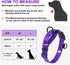 Martingale Dog Collars, Adjustable Reflective Nylon Dog Collar for Training Dogs, No Pull Dog Choker Collar for Medium Large Dogs (L, Purple)...