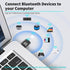 Latest Bluetooth 5.4 USB Adapter for PC Laptop, 20M Range Wireless Transmitter Dongle for Computer Desktop Windows 11 10 8.1 7, Plug n Play, Pair ...