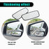 2 PCS HD Convex Wide Angle Looking Glass, 3.74" x 1.41" Rectangular Curved Blind Spot Mirror, General Motors Parking Aid Tool, Compatible with Mos...
