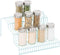 Smart Design 3-Tier Spice Rack - Steel Metal Wire - Rust Resistant - Cupboard, Jars, Cans, Seasonings Holder, Cabinet Shelf Organizer, Countertop ...