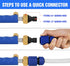 Jet Nozzle Power Washer for Garden Hose,Hydro Jet High Pressure Power Hose Nozzle Wand Glass Window Cleaning Sprayer Extendable Home Garden Car Wa...