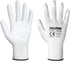 DULFINE Safety Work Gloves PU Coated-12 Pairs,White Seamless Knit Glove with Polyurethane Coated Smooth Grip on Palm & Fingers, for Men and Women,...