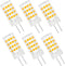 G4 LED Bulb 4W 3000K Warm White 12V AC/DC T3 JC Type Bi-Pin 20-35W Halogen Equivalent Non-dimmable for Outdoor Landscape Lighting Deck Stair Step ...