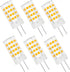 G4 LED Bulb 4W 3000K Warm White 12V AC/DC T3 JC Type Bi-Pin 20-35W Halogen Equivalent Non-dimmable for Outdoor Landscape Lighting Deck Stair Step ...