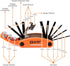Bike Tool Kit Set, Portable Bike Repair Kit include 16 in 1 Multi Tool, 2 iron Tire Levers and 5 Pre-glued Patch Tire Patch, Metal Files, All in O...