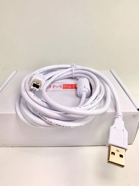 OMNIHIL 8FT-White High Speed USB 2.0 Cable Compatible with Mitsubishi XL5900U Projector...